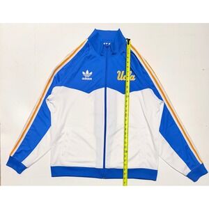 Adidas Trefoil UCLA Bruins‎ Track Jacket Blue White Full Zip Men's XL